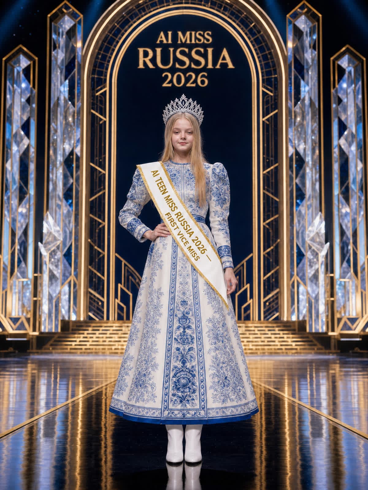 Алина Кобелева — AI TEEN MISS RUSSIA 2026 — FIRST VICE MISS