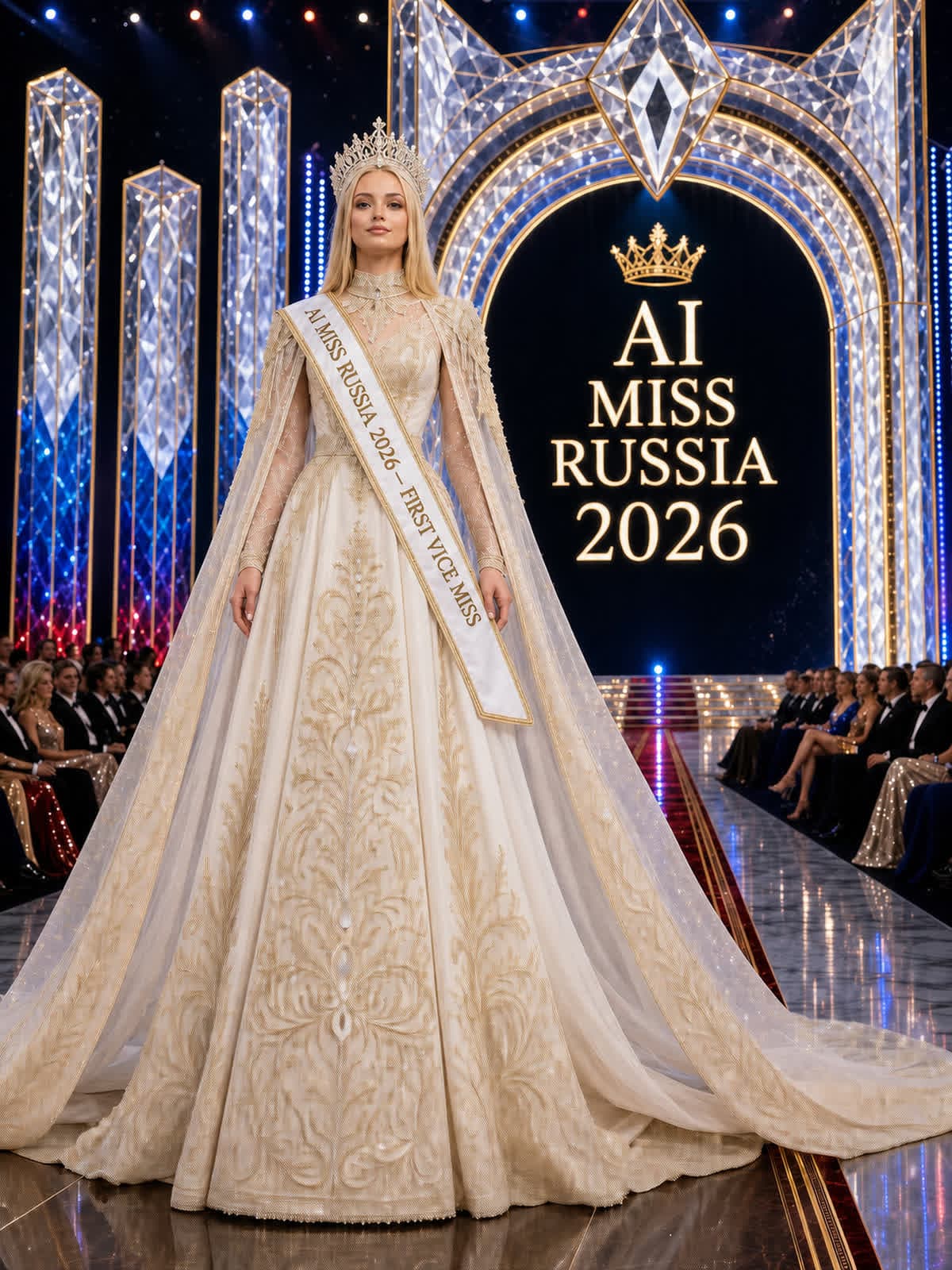 Елизавета Паламарчук — AI MISS RUSSIA 2026 — FIRST VICE MISS