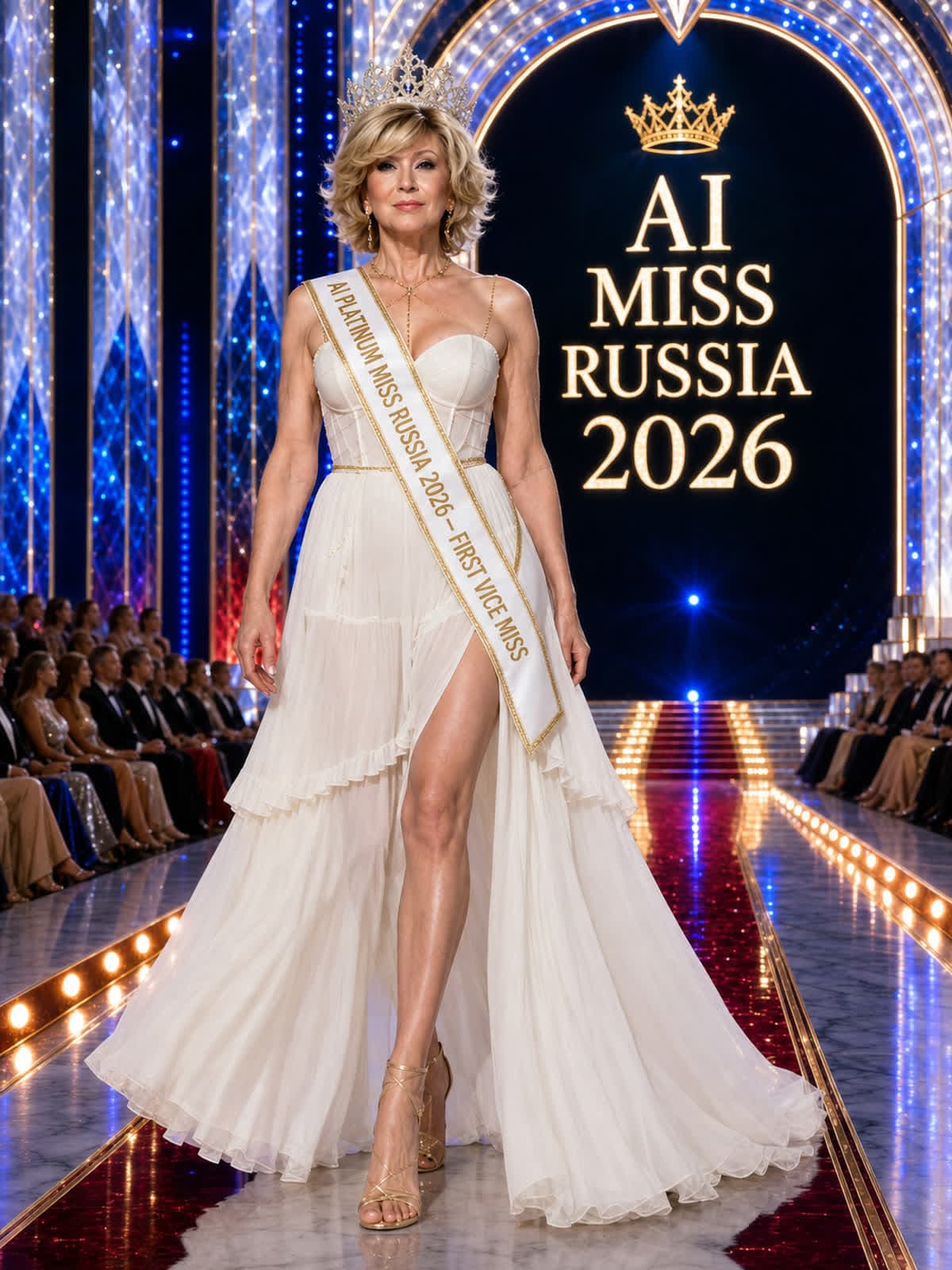 Ирина Воронцова — AI PLATINUM MISS RUSSIA 2026 — FIRST VICE MISS