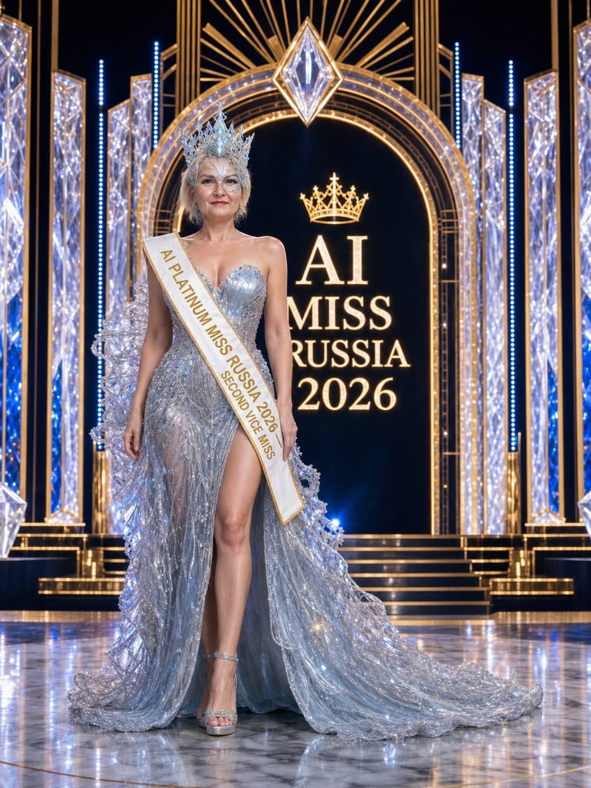 Светлана Зауткина — AI PLATINUM MISS RUSSIA 2026 — SECOND VICE MISS